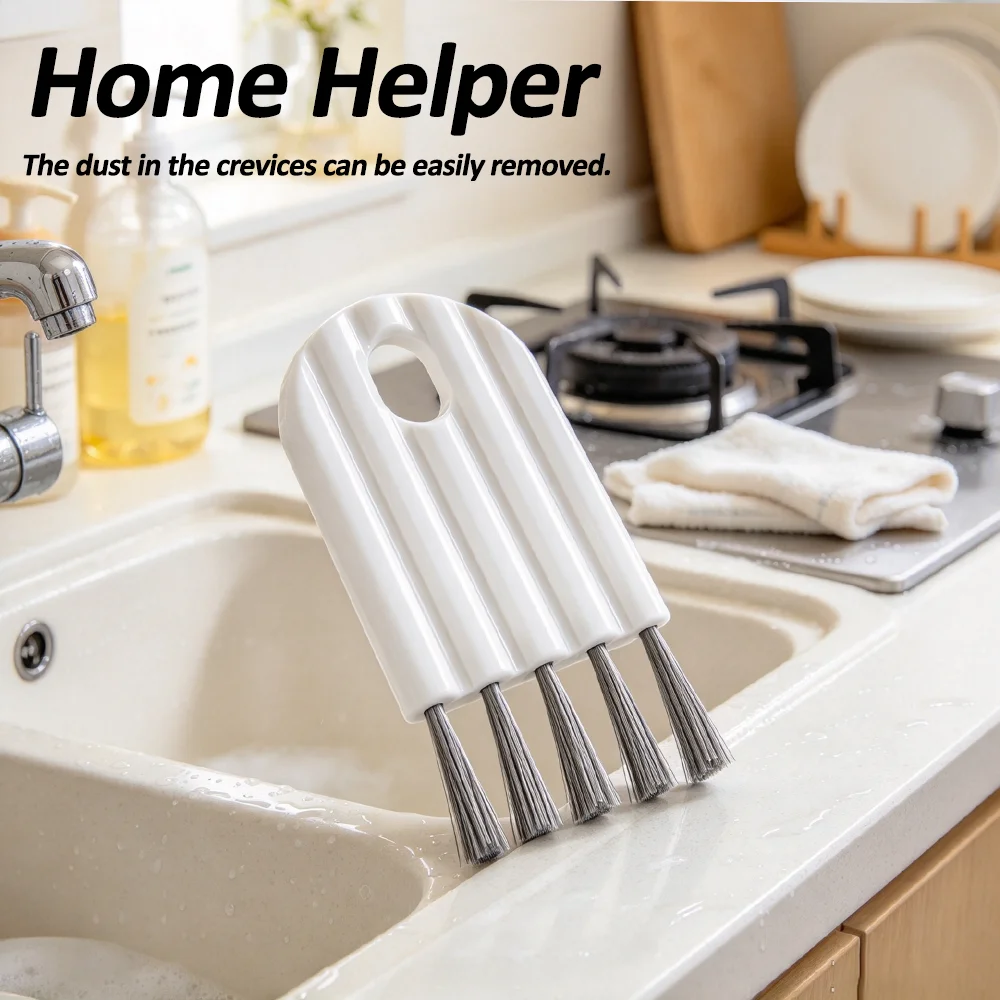 Multiple-piece dust-collecting household gap cleaning brush, a must-have small tool for daily cleaning