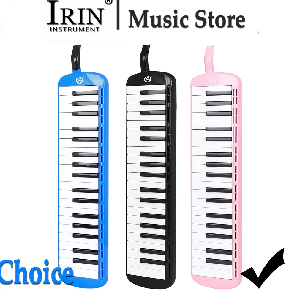 M MBAT 37Keys Melodica ABS Brass Air Piano Melodica With Protective EVA Box Accessories For School Teaching Music Practice