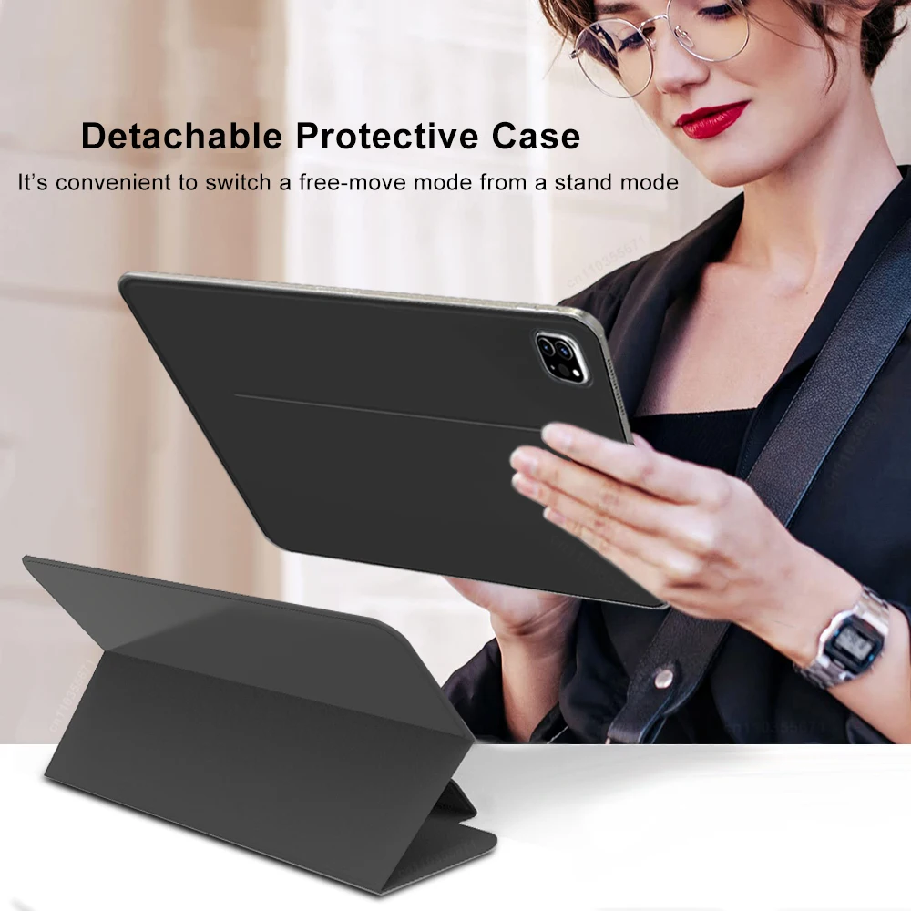 Imagem -05 - Capa Inteligente para Ipad Pro 12.9 11 13 2024 Capa Magnética para Ipad Air 11 13 Polegadas m4 m2 Air Geração Capa Protetora com Suporte