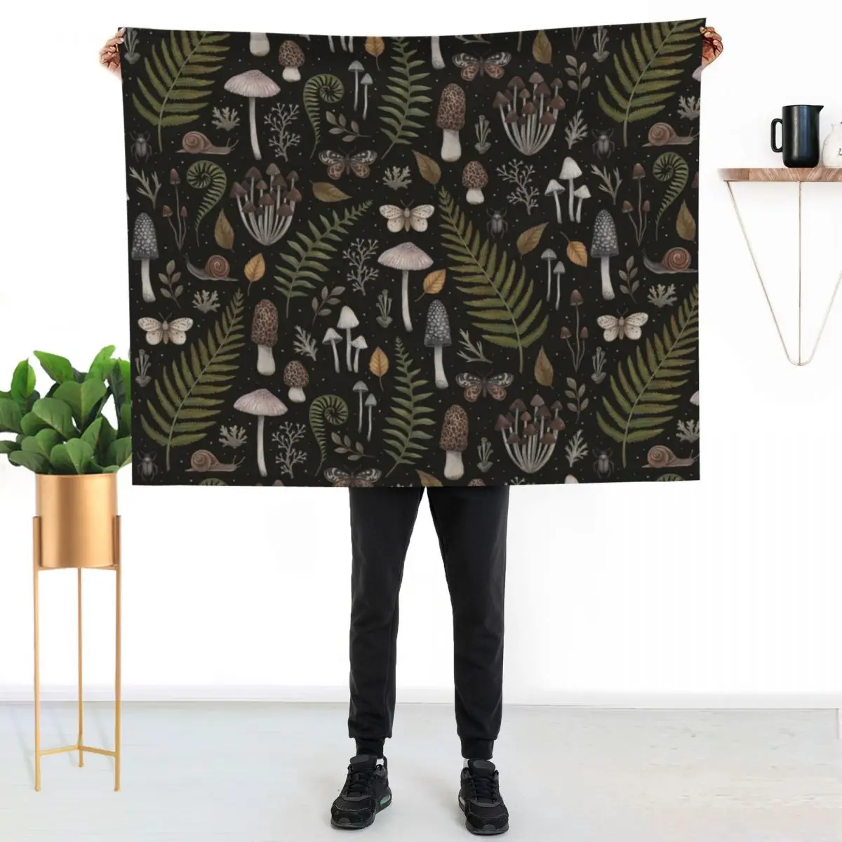 Forest Treasures Throw Blanket Custom Luxury Thicken Sleeping Bag Sofa Quilt Personalized Gift Fashion Sofas Blankets