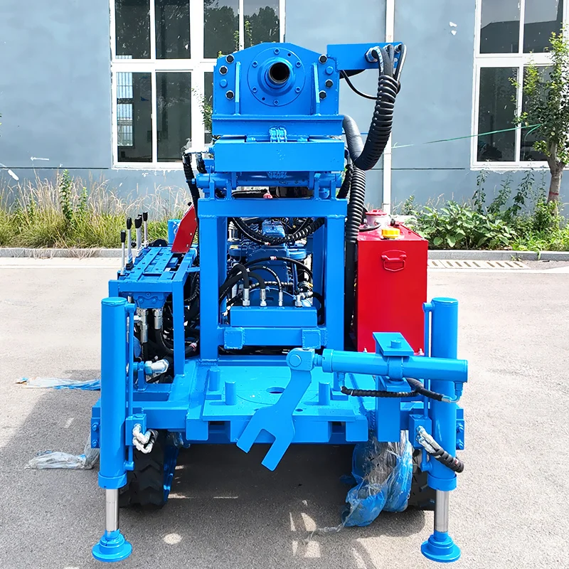 Индивидуальный RLD-260 260 м гусеничный портативный мобильный 4-цилиндровый дизельный двигатель буровальный станок буровая установка для шахт воды