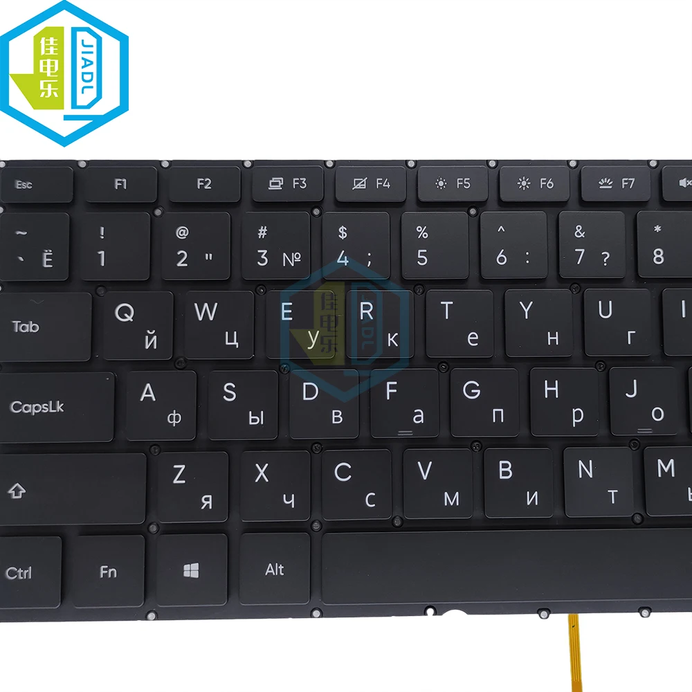 Imagem -03 - Teclado Retroiluminado Russo Notebook Backlight Teclados de Substituição ru Rus Huawei Nsk7a00bn 9z.nk3bn.00r Hq21017357000 Novo