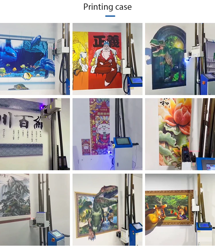 TH-UP900R Factory 3D UV vertical wall inkjet printer indoor and outdoor printing machine