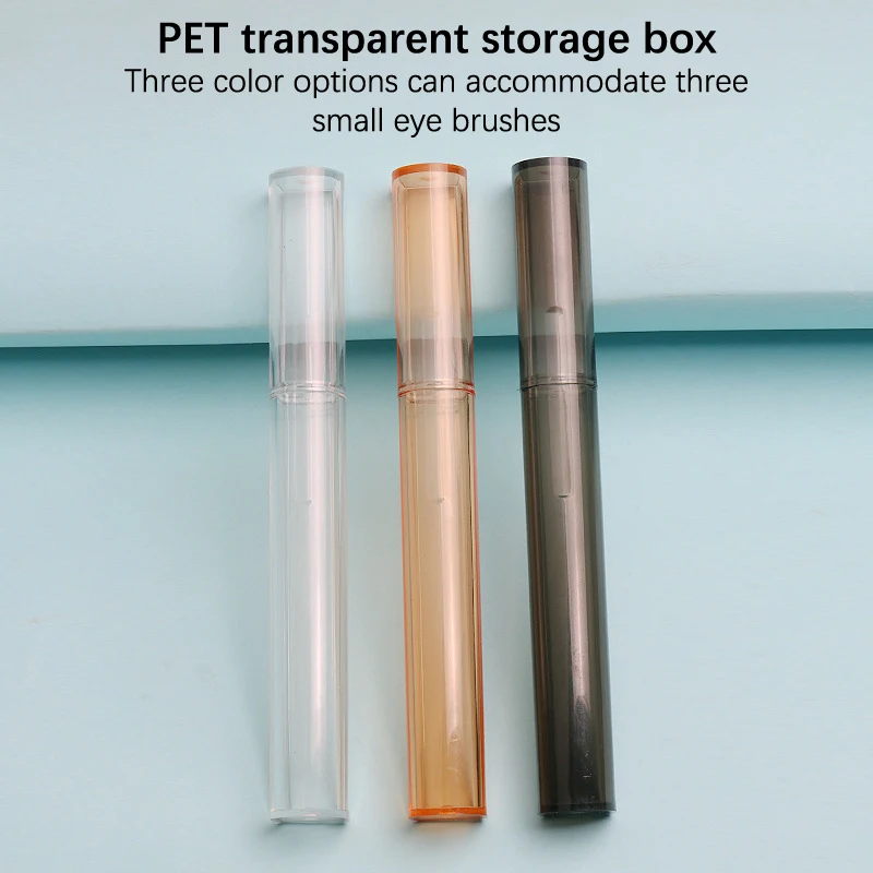 Organizador portátil de brochas de maquillaje, vajilla transparente con cubierta, caja de almacenamiento, accesorios de cocina