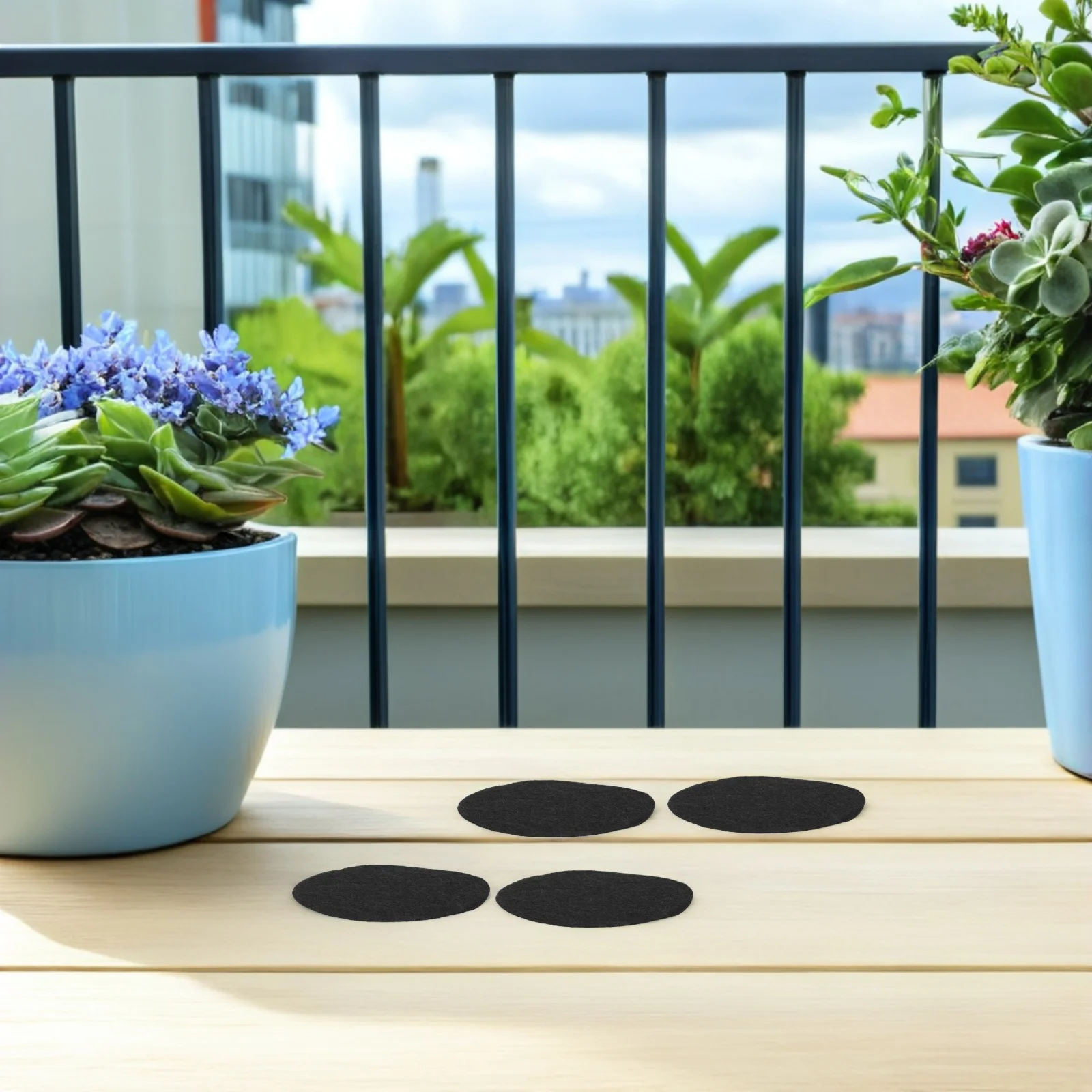 

40pcs Non-Woven Flower Pot Mat Waterproof Drainage Pad For Succulents Herbs Bonsai Plant Bottom Cushion Leakproof Anti-Slip