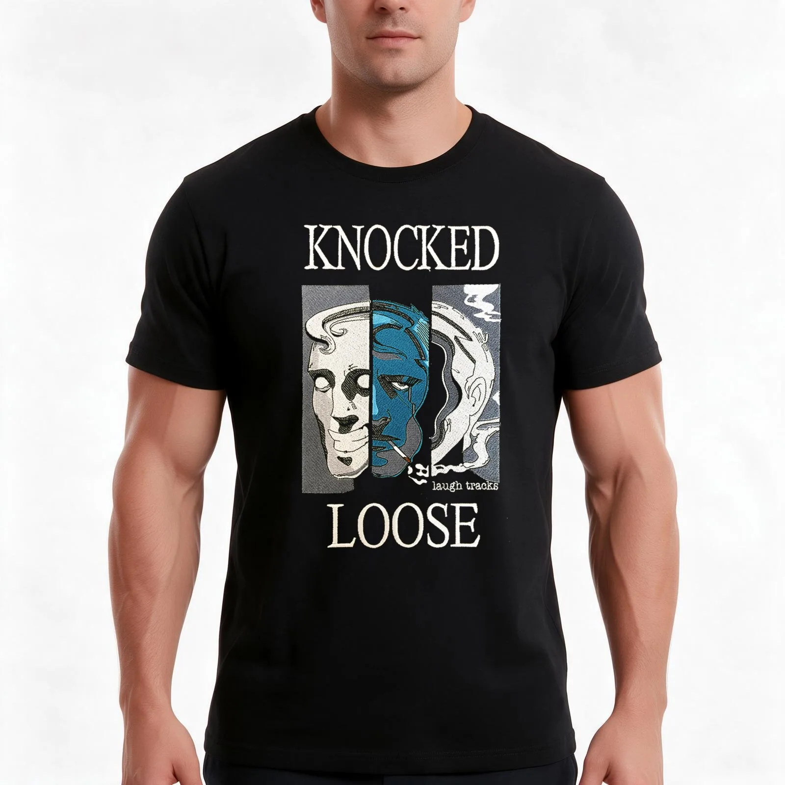 knocked loose American hardcore punk band T-Shirt Summer Casual Cotton Tee Oversized Streetwear Tops Vintage Graphic Print