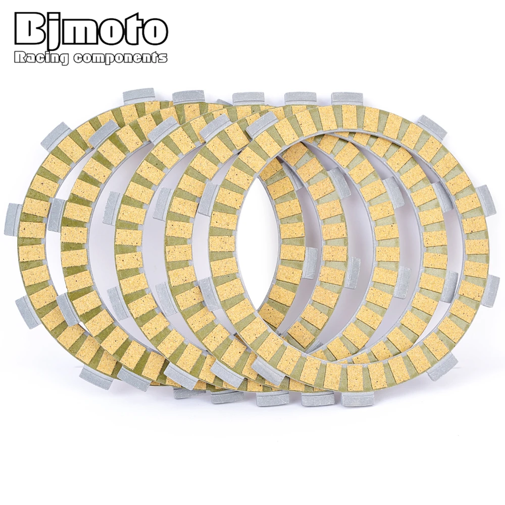 Clutch Friction Plates For Yamaha TY175C TY175 YZ125X YZ125C YZ125F YZ125G TW225 TW225E 2002-2007 537-16321-00/525-16321-005