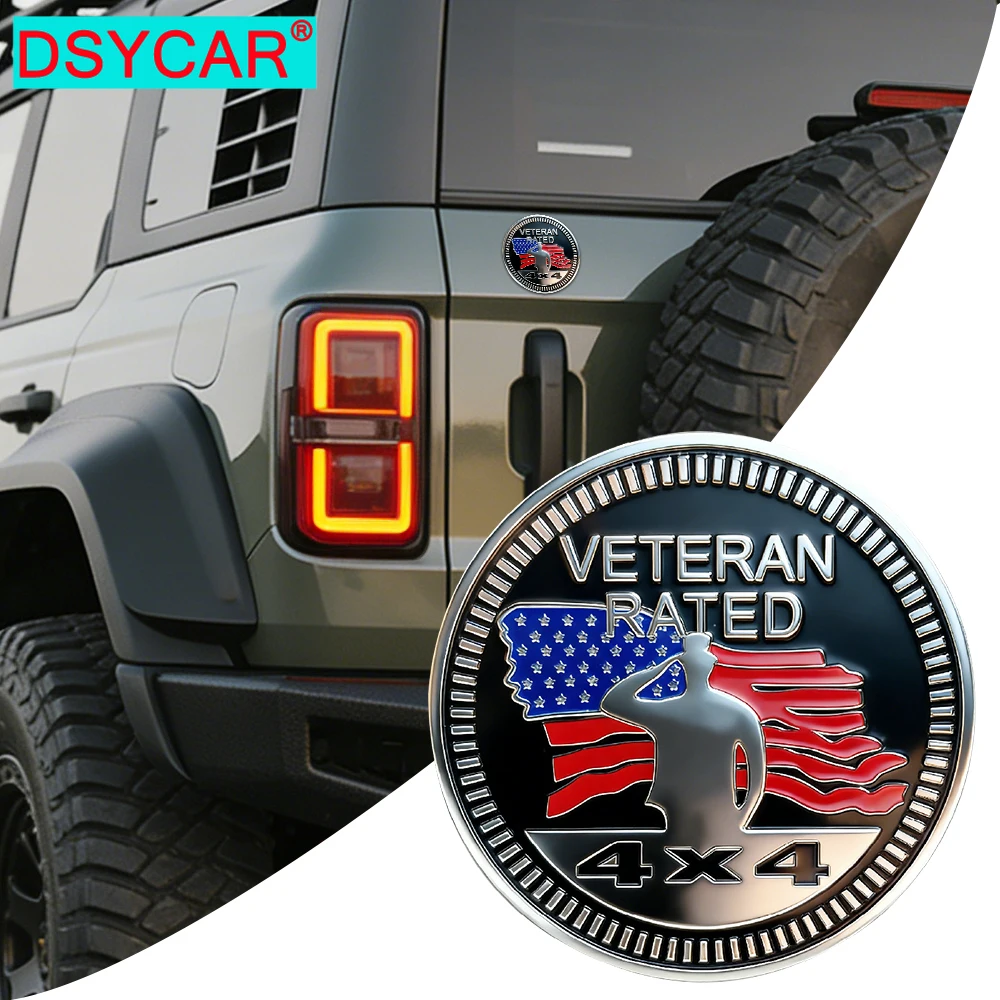 1 шт. эмблема 4X4 для автомобиля, 3D значок из цинкового сплава, металлическая наклейка для автомобиля, грузовика, внедорожника, самоклеящиеся автомобильные аксессуары