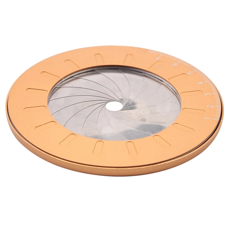 10Mm To 77Mm Round Rotatable Compass Ruler Woodworking Tool For Measuring Gauging