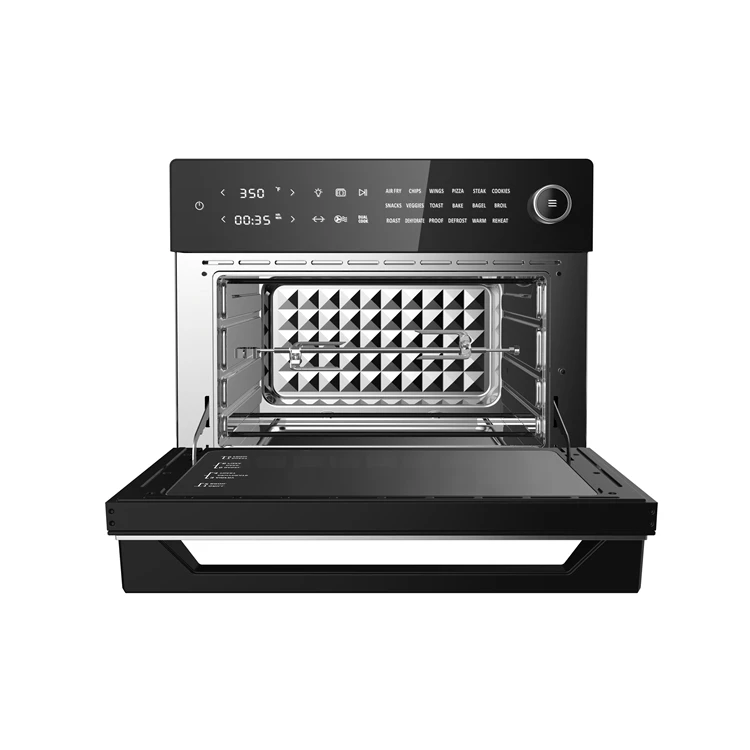 ห้องครัวเบเกอรี่เครื่องปิ้งขนมปังเตาอบไฟฟ้าเตาอบพิซซ่าไฟฟ้าขนาดใหญ่สําหรับบ้าน