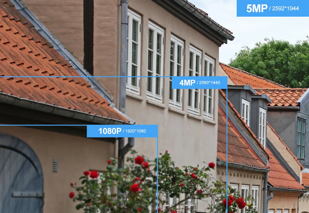 Techage 5MP PoE IP-Überwachungskamera, Dome, 3,6 mm Brennweite, Nachtsicht, Einweg-Audio, KI-Erkennung, intelligente Sicherheit für den Innenbereich – Detail 3