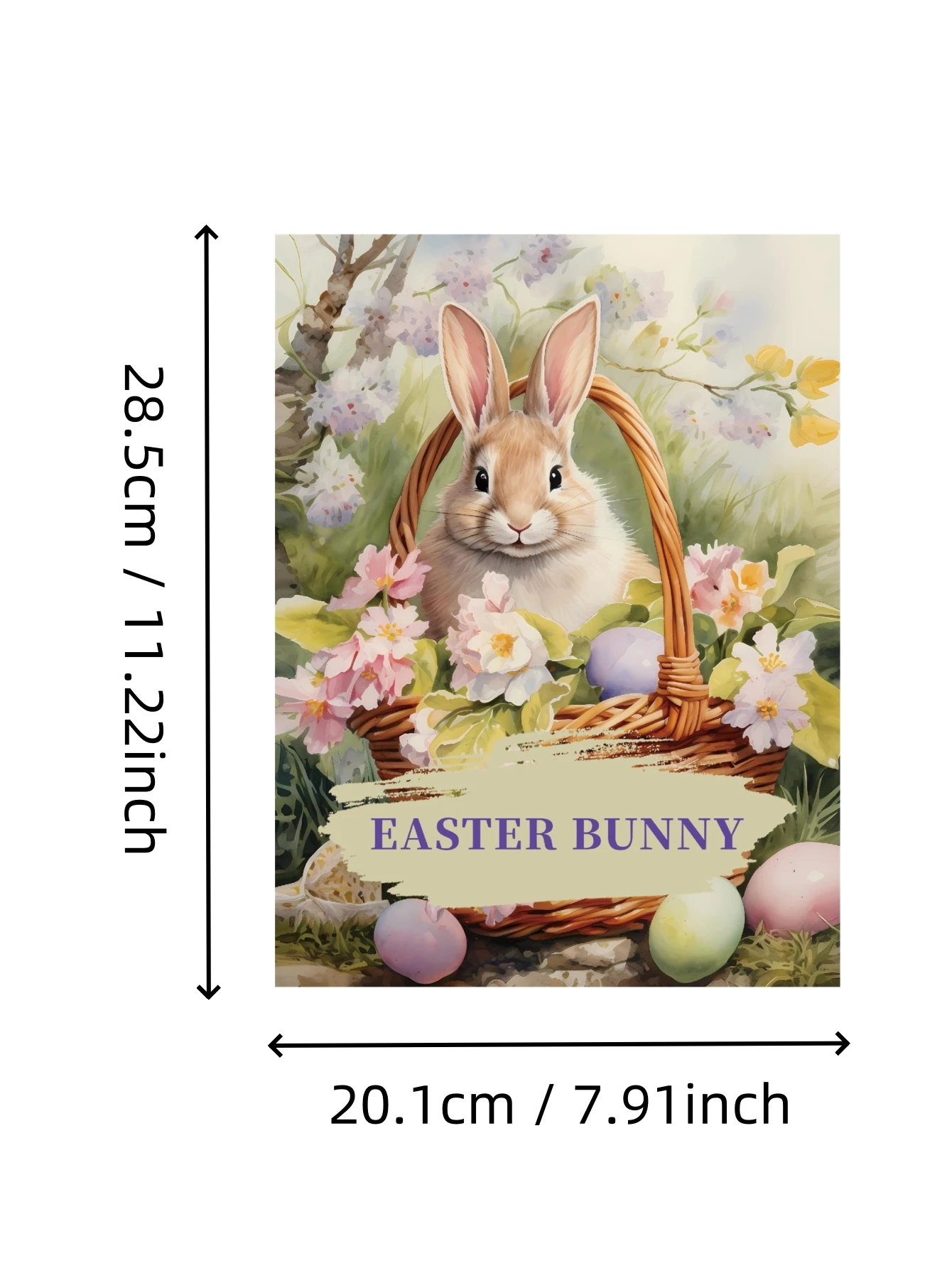 Easter Bunny Art Coloring Book, Original, Papel atualizado, Espessado, 22 páginas, Livros para colorir, Presente para férias e aniversário, 1pc