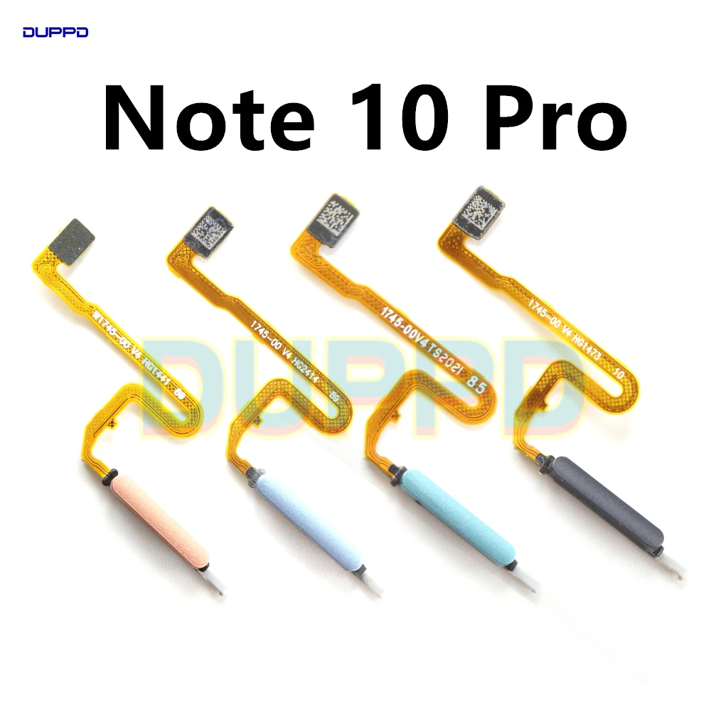 

Fingerprint For Xiaomi Redmi Note 10 Pro 10Pro 4G Home Button Fingerprint Menu Return Key Sensor Flex Cable