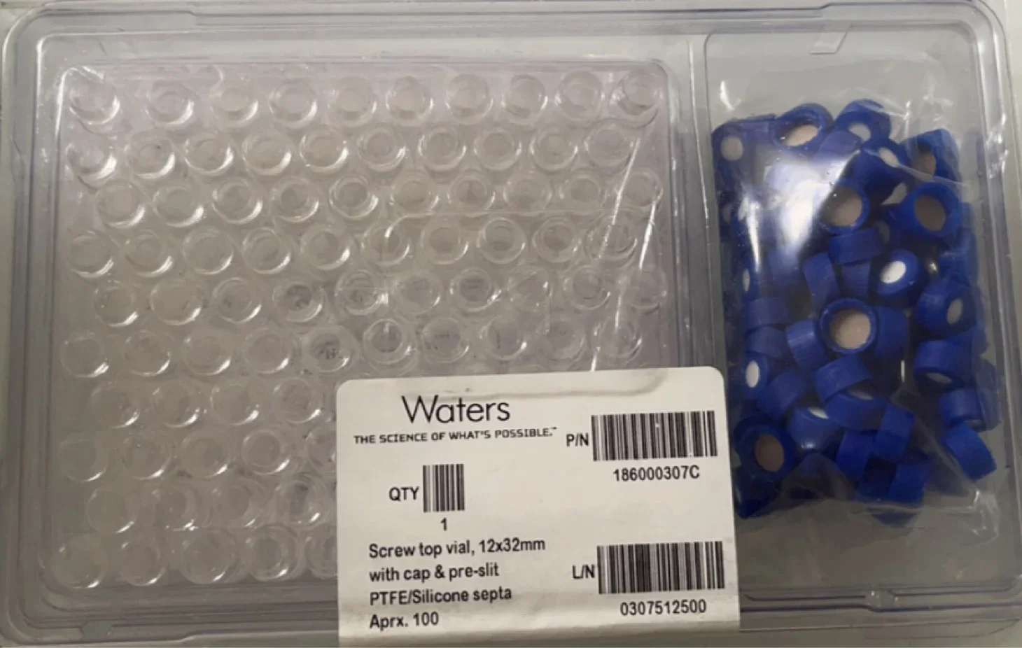 WATERS sample bottle 186000307C 2mL 12 * 32mm 100/PK original promotion