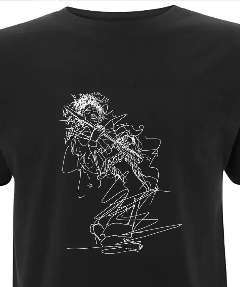 

Футболки Jimi Hendrix Rock, мужские футболки, подарки для мужчин, хлопковая футболка