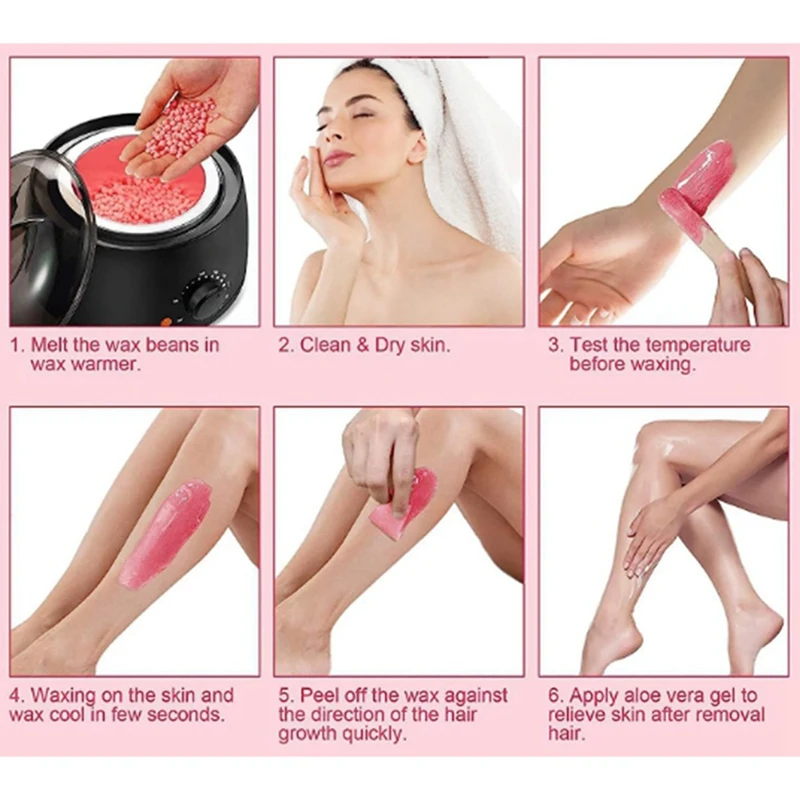 제모를 위한 500G 왁싱 왁스 콩 왁스 히터 기계에 대한 전신 핫 필름 하드 제모 왁스 비즈