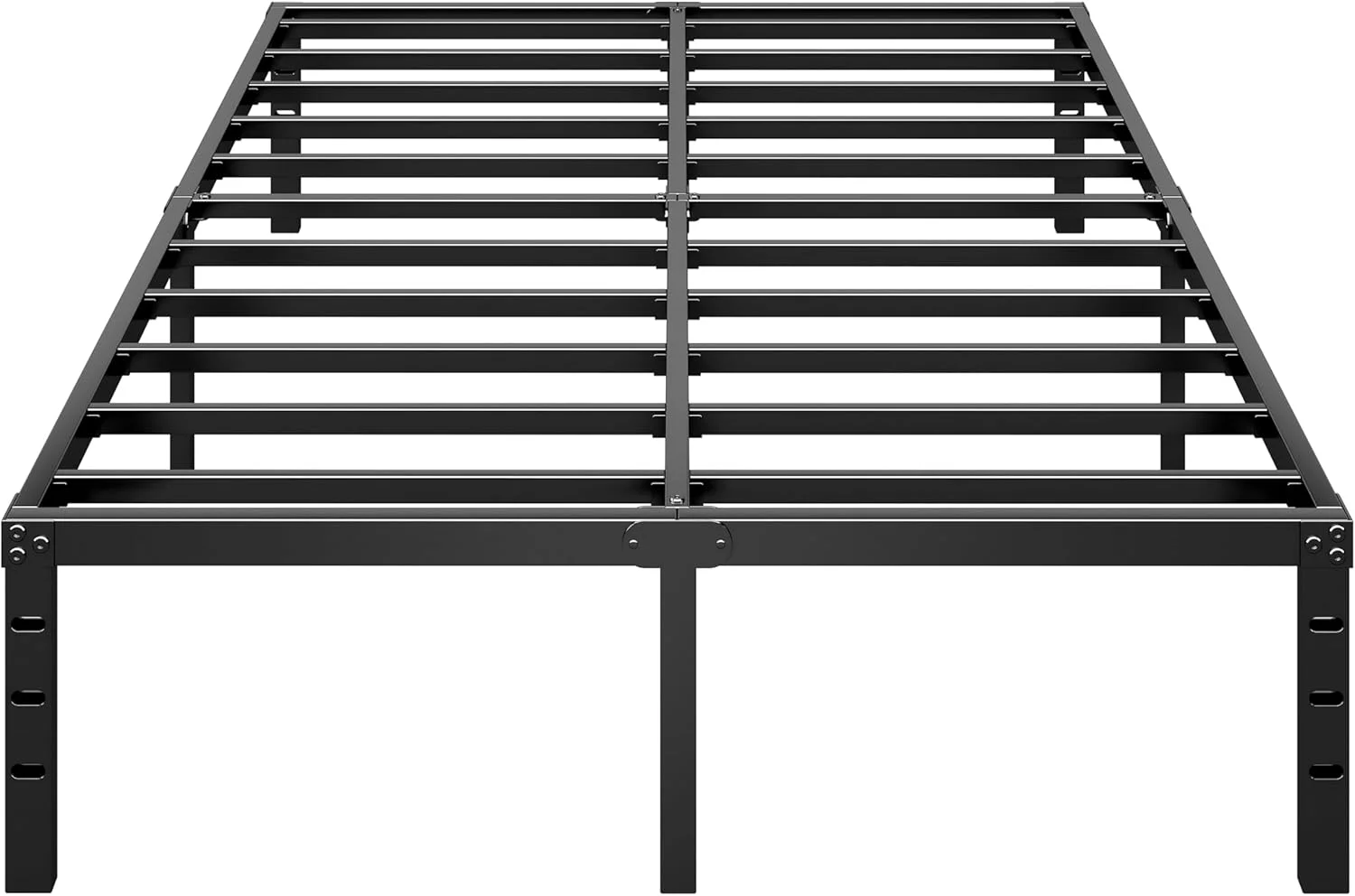 

Queen Metal Platform Bed Frame, 18 Inch Tall with Heavy Duty Support Slats, No Box Spring Needed, Easy Assembly