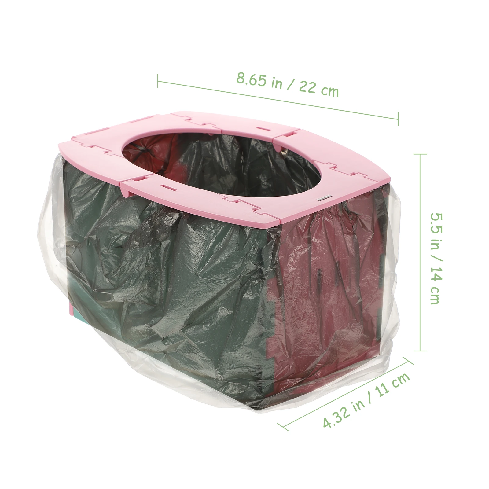 

Car Folding For Toddler Travel Portable Potty Outdoor Infant Foldable Plastic Lightweight Compact Pp Material Easy Assemble