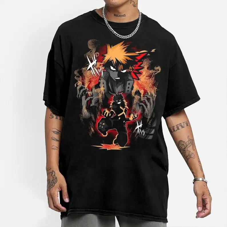 Bakugo Katsuki student shirt, Kacchan T-Shirt