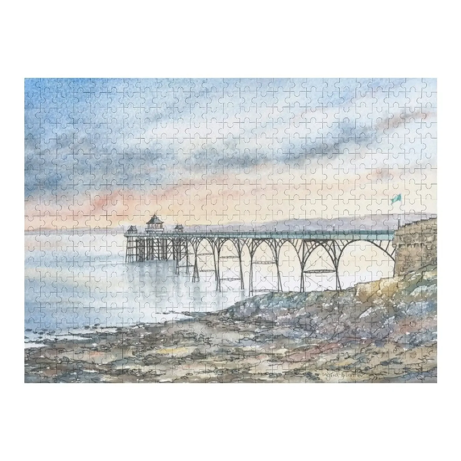 

Clevedon Pier 3 Jigsaw Puzzle Baby Wooden Wood Animals Customized Gifts For Kids Personalized Kids Gifts Puzzle