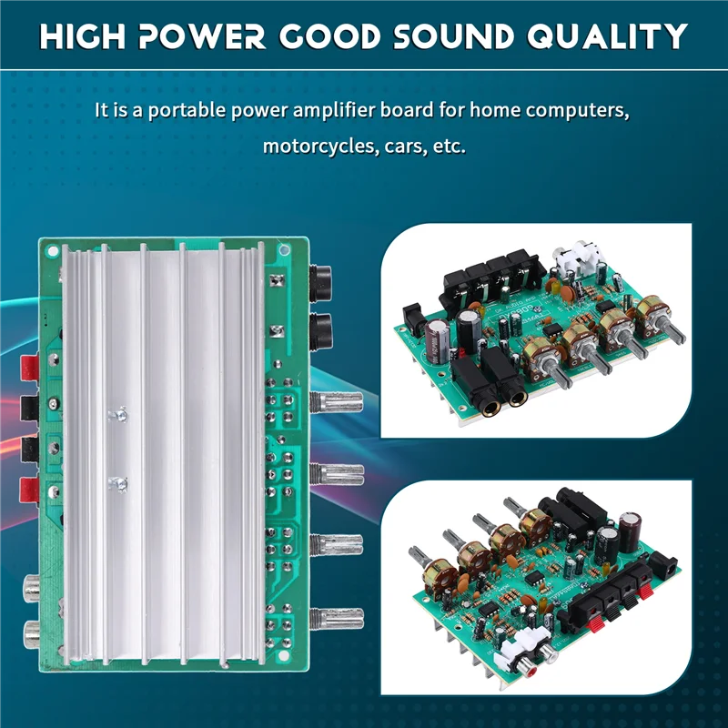 Placa amplificadora de áudio estéreo stylish-40w + 40w tda8944, amplificador de microfone digital, amplificador de carro, controle de tom, alto-falante, amplificador de karaokê