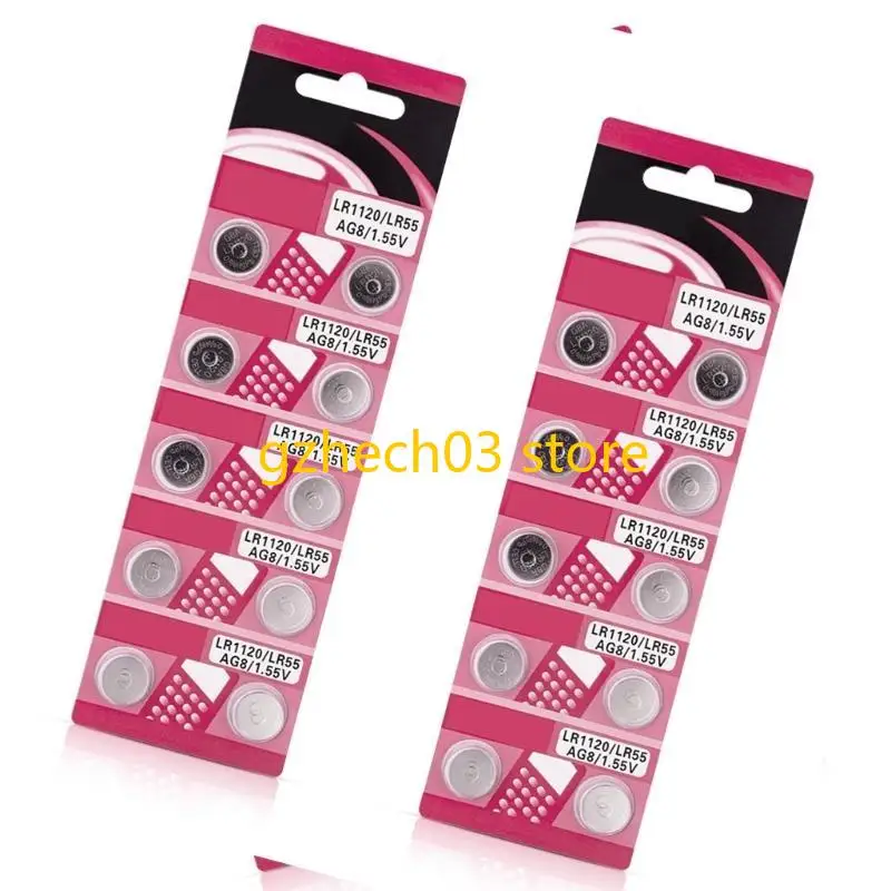 G2AC 10pc/20pc Длительность AG8 LR1120 Аккумуляторная батарея.