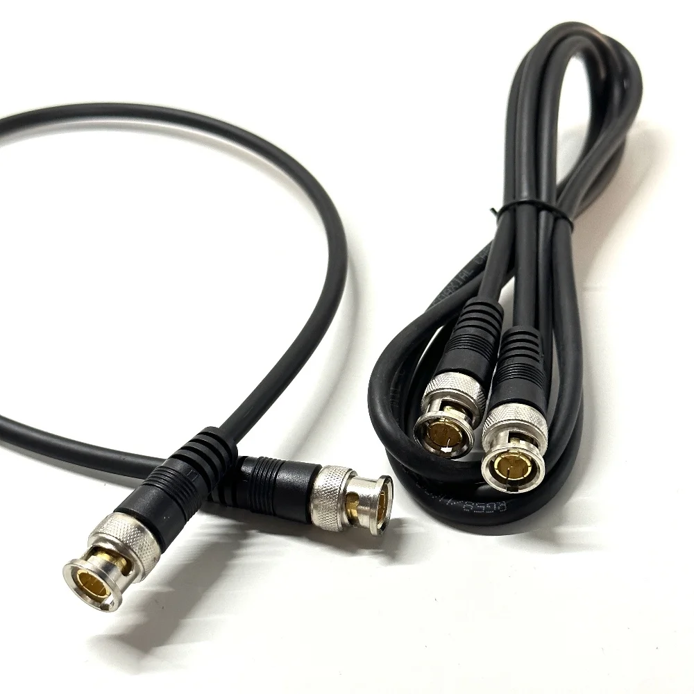 BNC Cable Male To Male 0.5M/1M/2M/3M Coaxial Adapter Line video Connector BNC Extension Pigtail Wire Cord