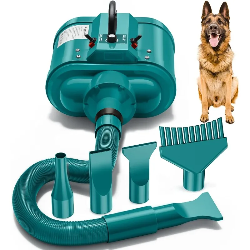 

Variable Speed Dog Grooming Dryer for Medium/Large Dogs, Dual Motor, 5.0HP High Velocity Professional Dog Pet Grooming H