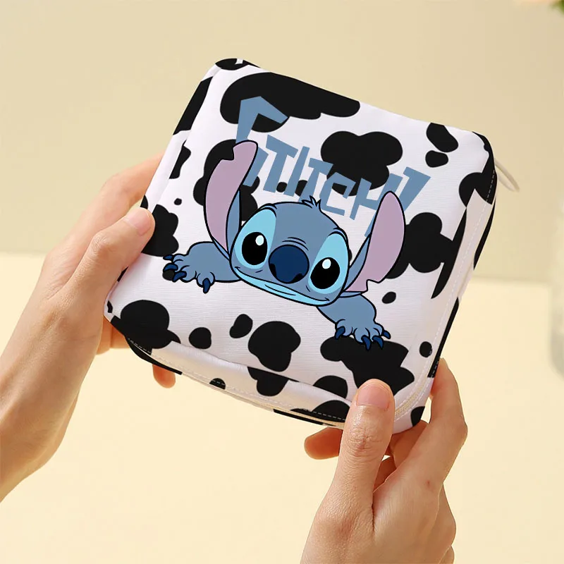 

Lilo & Stitch Women's Bag Printed Portable Sanitary Napkin Storage Bag Travel Cosmetic Stitch Disney Pouch Women's Cosmetic Bag