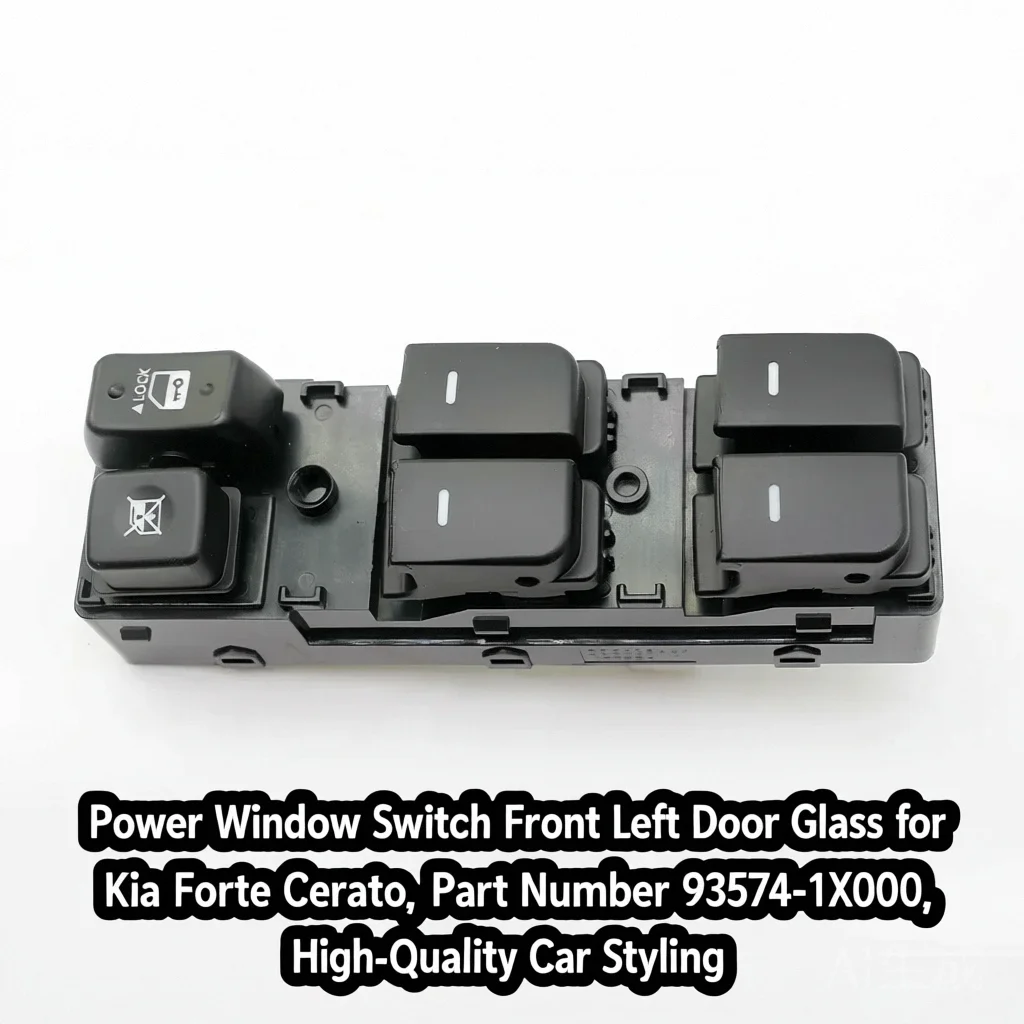 

Power Window Switch Front Left Door Glass for Kia Forte Cerato, Part Number 93570-1X000, High-Quality Car Styling
