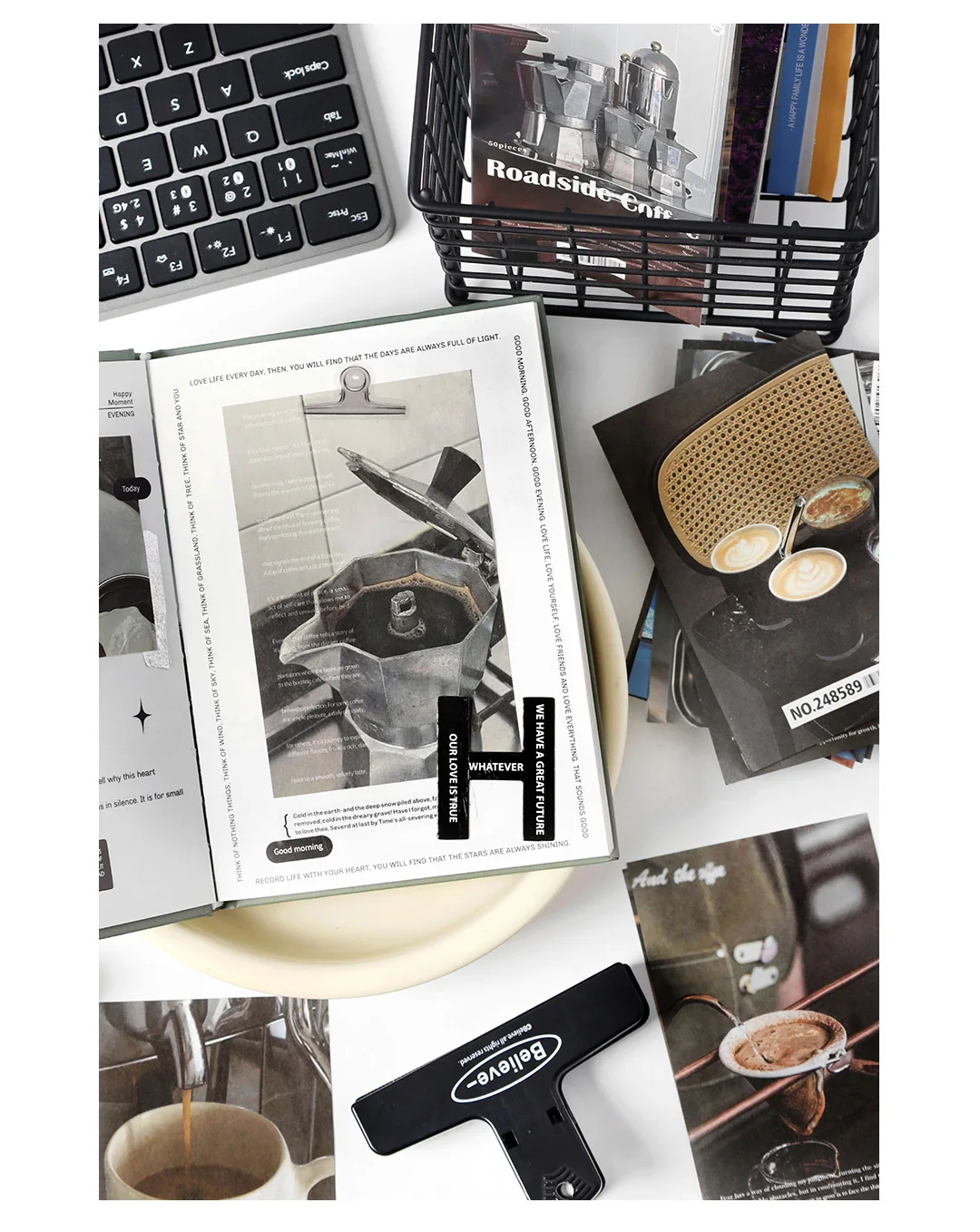 50 teile/los Memo Pads Material Papier Sag nicht Abschied Sammlung Journal Scrapbooking Papier Karte Hintergrund Dekoration Papier – Detail 9