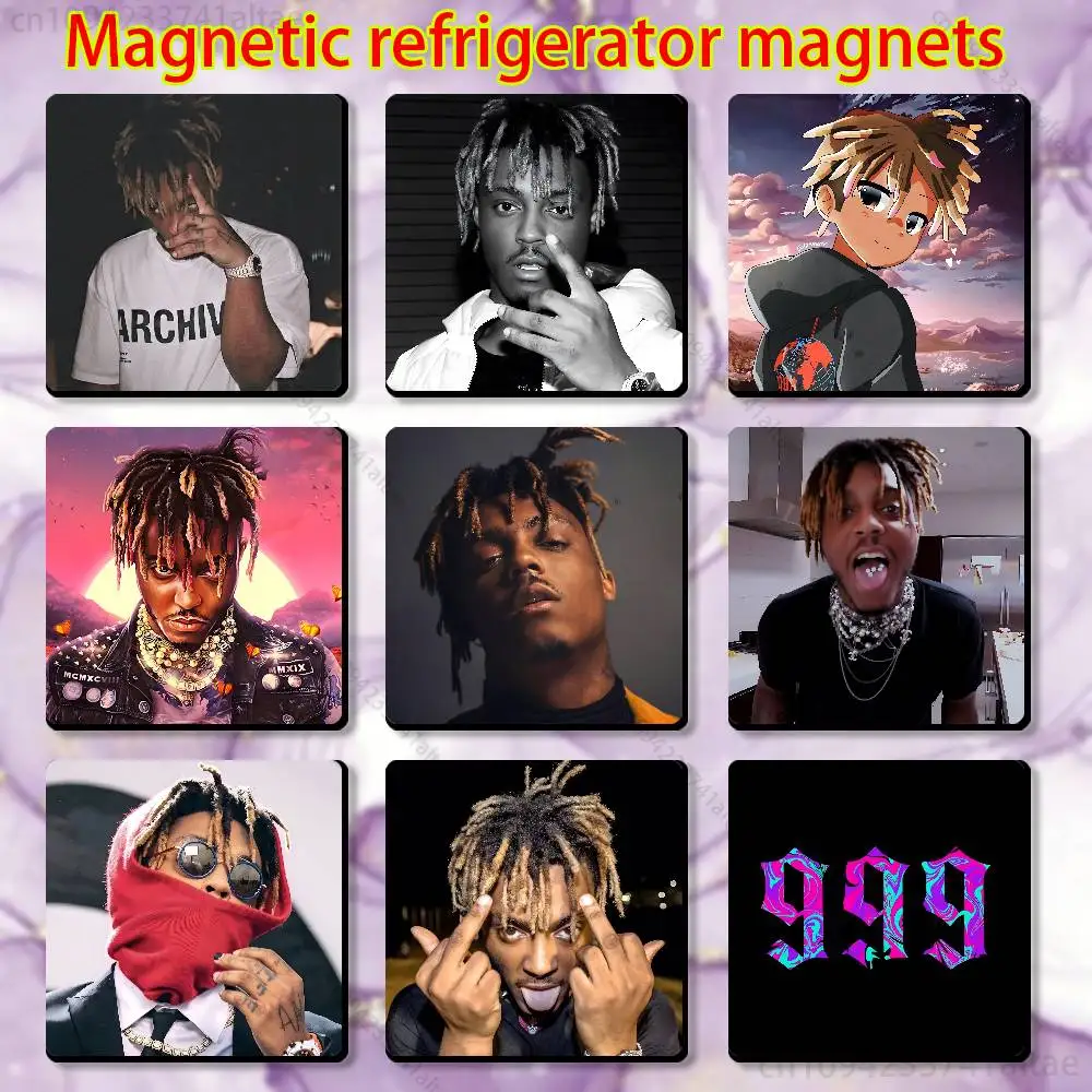 

J-Juice W-WRLD 999 Sign Fridge Magnets - Creative Miniature DIY Magnetic Decorations for Home Accessories