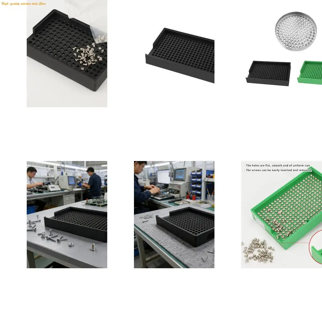 

203F Screw Tray With Anti Static Feature For Precisions Tool PVC Construction Lightweight And Easy To Carry