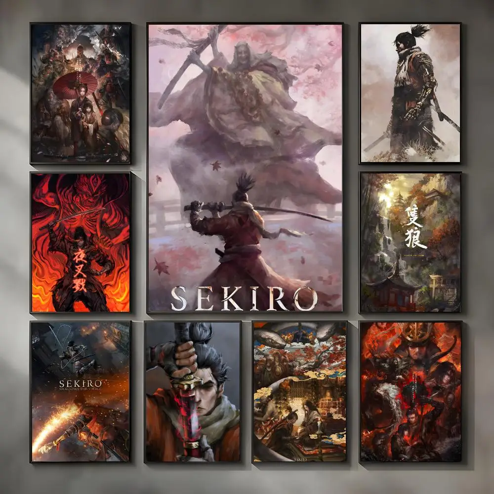 Sekiro Shadows Die Twice Poster Modern Interior Wall Decor & Trendy Home Highlights