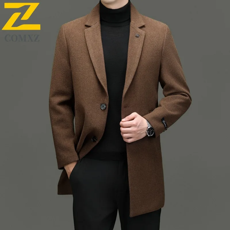 COMXZ 2025 Winter Fleece Lined Plaid Cotton Jacket Men Women Sherpa Wool Blend Coat Outdoor Sports Warm Tactics Outerwear