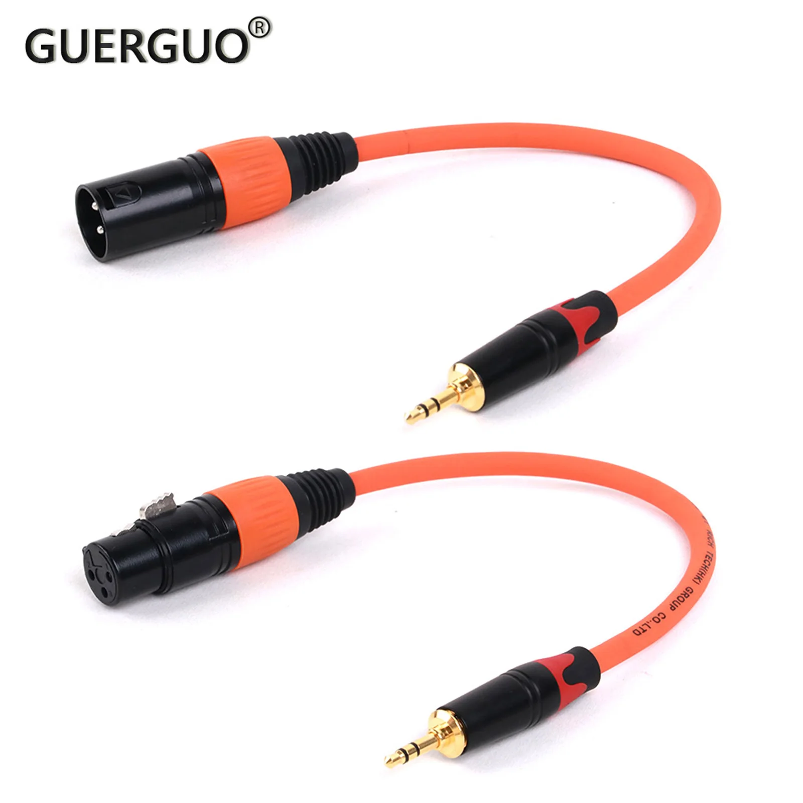 

1PC 3.5mm Stereo TRS Male Jack To 3pin XLR Male/Female Mic Cable PVC Balanced for Microphone/Mixer/Guitar/PA Systems Etc