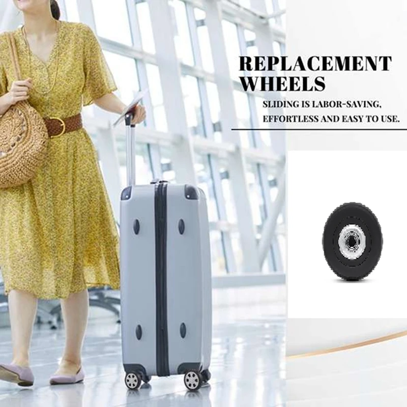 Trolley Case Pulley Wheel Mute Universal Accessories Part 20-28 Inch Suitcase Wheels For Luggage