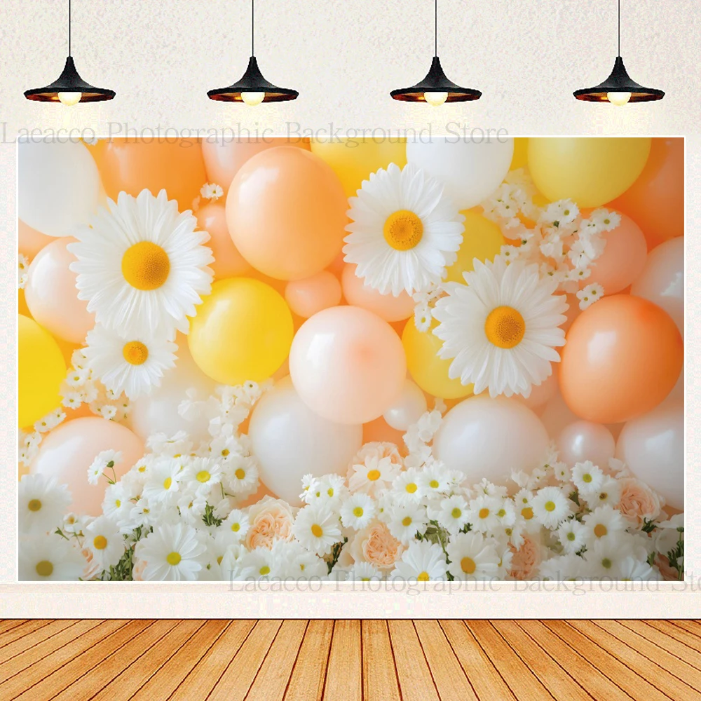 イースターエッグ写真の背景、デイジーの花、新生児の誕生日、子供の家族の装飾の肖像画、写真スタジオの小道具、春