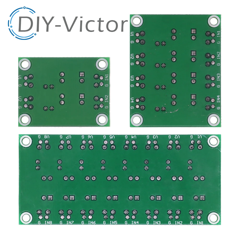 PC817 2 4 8 Channel Optocoupler Isolation Board Voltage Converter Adapter Module 3.6-30V Driver Photoelectric Isolated Module