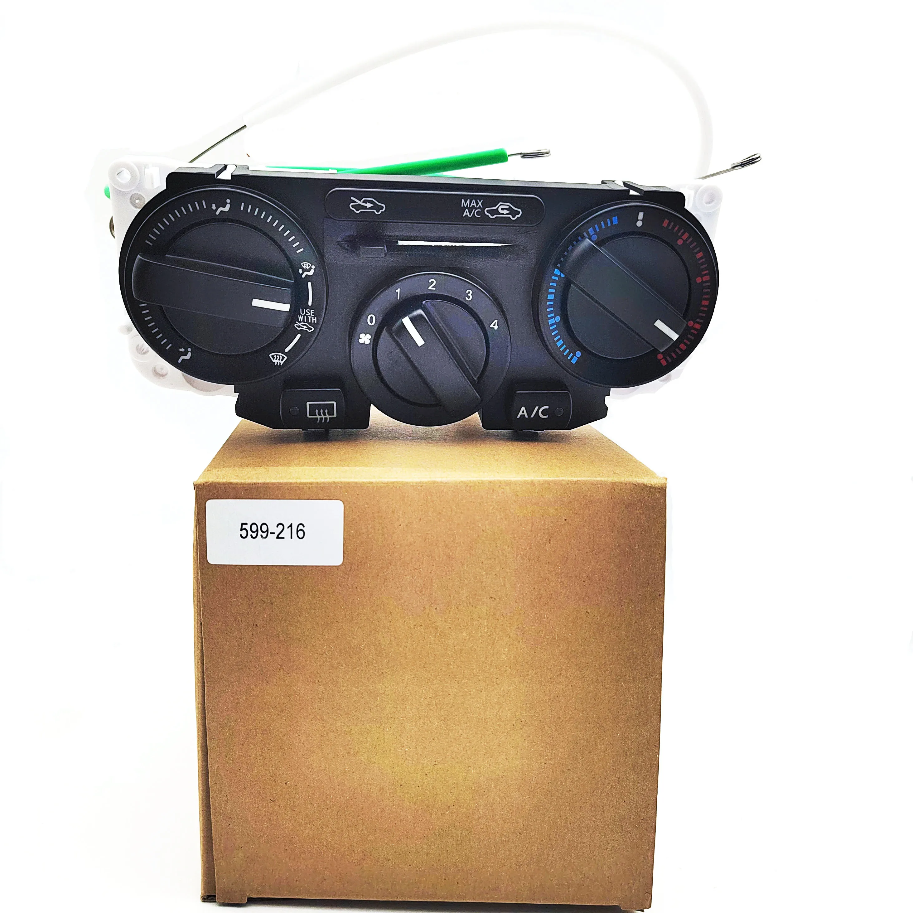 

Панель модуля климат-контроля автомобиля - 14-контактный OE: 599-216 27510EL00A 27510EL02A для Nissan Versa 2007-2011 1.6L/1.8L