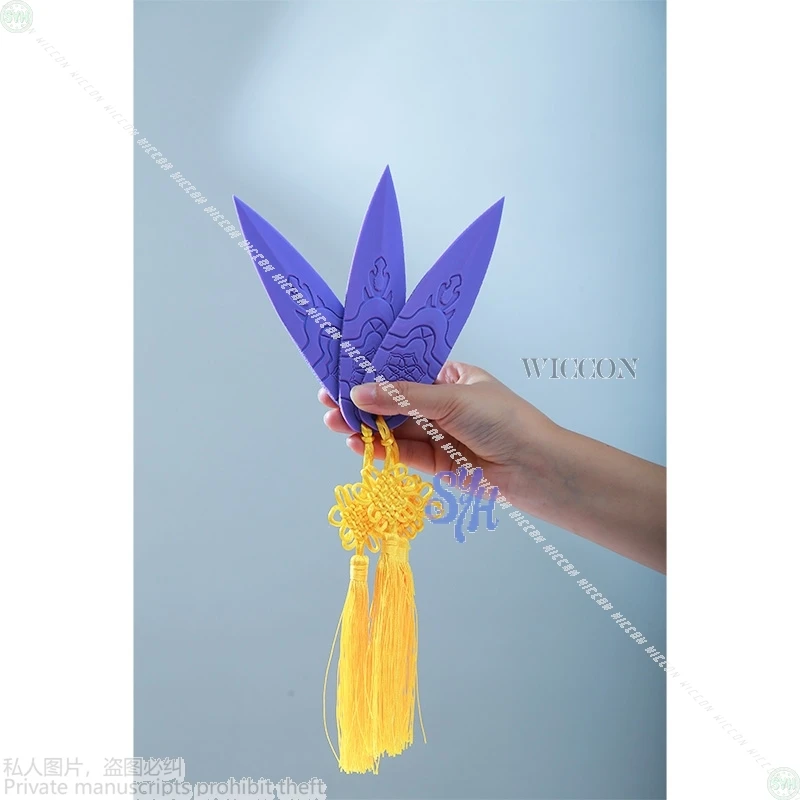 Kpop شيطان هنتركس زوي السهام تأثيري ثلاثية الأبعاد حمض البوليلاكتيك الأرجواني وهمية السلحة الدعائم هالوين المعبود لعب الأدوار