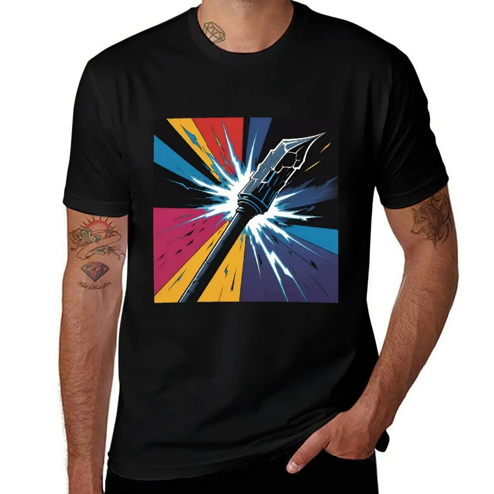 Staff of storm T-Shirt Heavy Duty Casual Work Tee