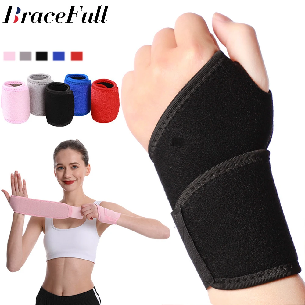 1/2PC Wrist Band Support for Adjustable Wrist Bandage Brace for Sports Wristband Compression Wraps Tendonitis Pain Relief