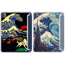 AS107 The Great Wave For iPad 7 8 9 10.2 Air 3 Pro 1 4inch Accessories for iPad Pro 11 Mini 4 5 Cover Case