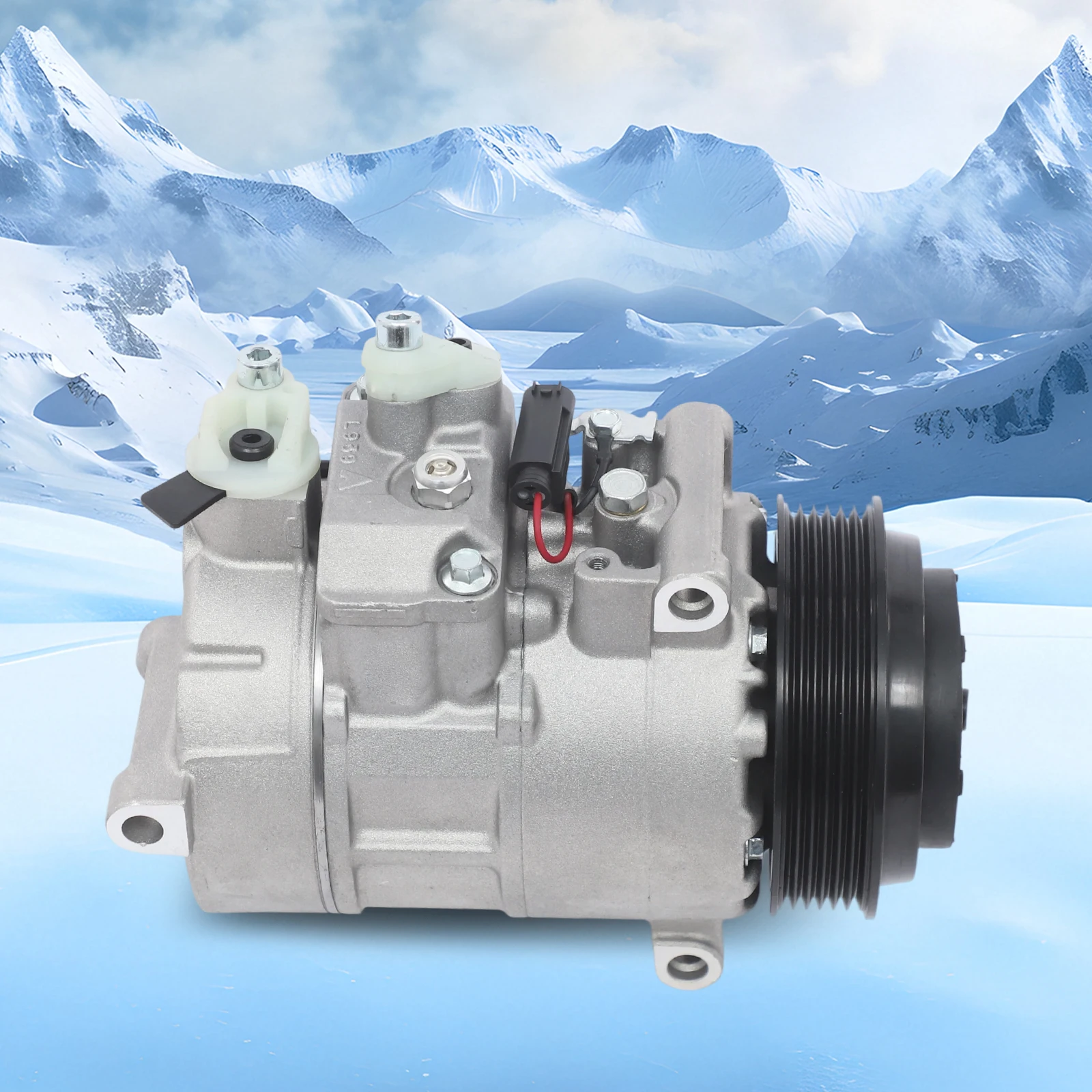 AC Compressor A0002306511 Fit for Mercedes-Benz C230 C240 C280 C300 C320 CL500 CLK320 E320 G500 ML350 S55 SLK280 6 Groove 12V