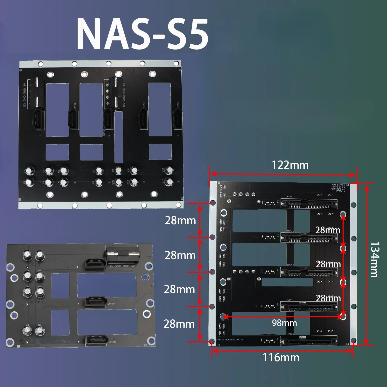placa-de-expansao-para-servidor-de-armazenamento-com-3-4-5-baias-sata-adaptador-de-chassi-nas-de-6gbps-e-4-alimentacoes-para-hds-de-25-e-35-polegadas