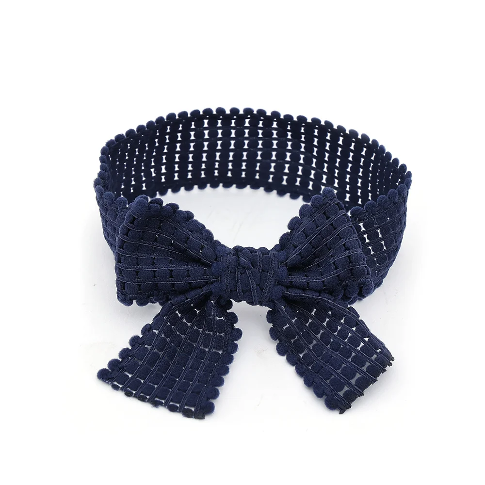 A18 001M Chenille Hair Bows Cute Hairpins Girls  Hair headband Barrettes Solid Clip Kids Headwear Fashion Hair Accessories