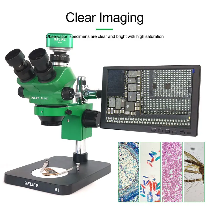 RELIFE M-16 Microscope Electronic Camera HDMI HD 4K Industrial Grade Camera/30fps HD Sony Chip Support Photo/video/Udisk Storage