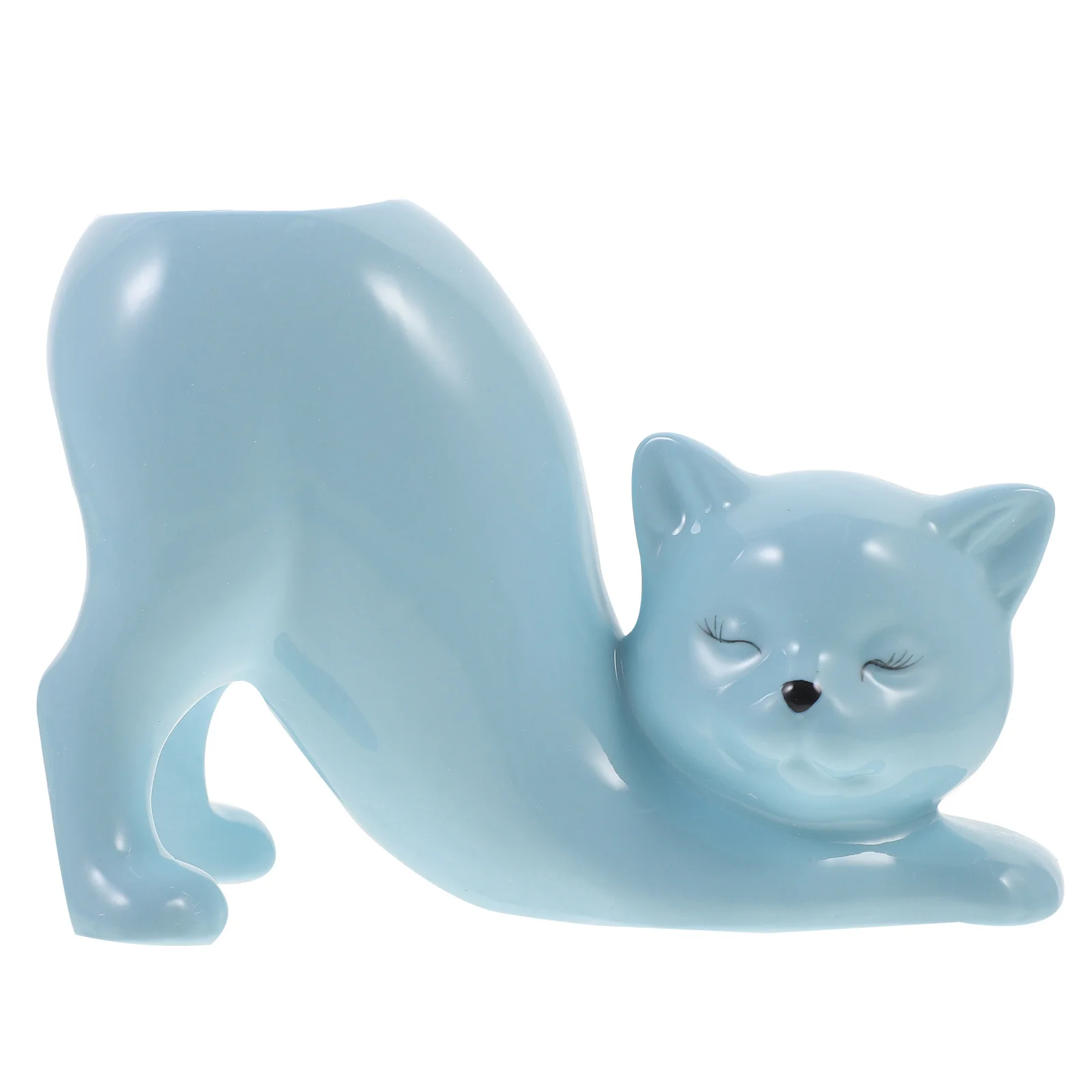 

Cat Themed Funny Plant Pot with Shaped Flower Planter Animal Cartoon Flowerpot