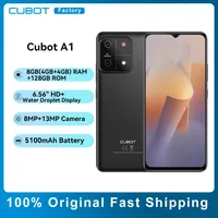 Cubot A1-teléfono inteligente A1, Smartphone con pantalla HD de 6,56 pulgadas, 8GB(4GB + 4GB), RAM de 128GB ROM, Octa core, Andr